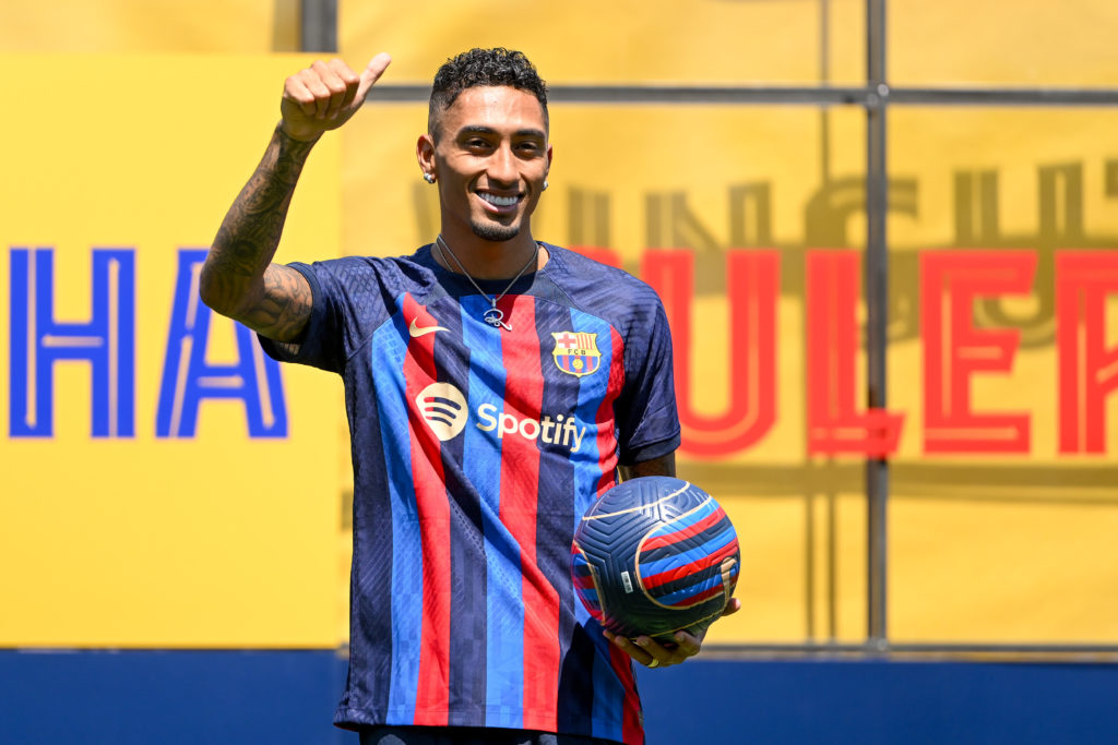 FC Barcelona Unveil New Signing Raphinha
