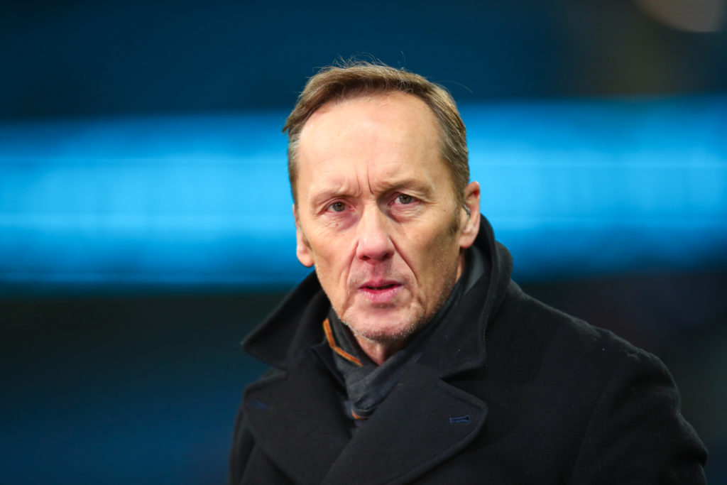 Lee Dixon on punditry duty.