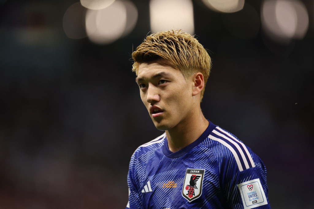 Ritsu Doan in action for Japan.