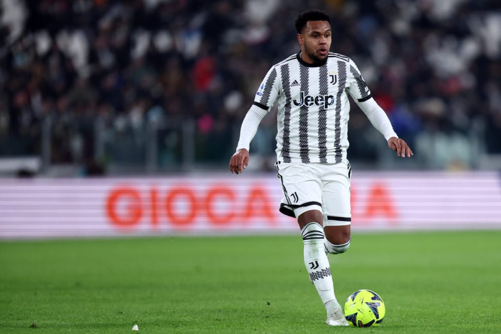 Weston Mckennie of Juventus Fc in action during the Serie A
