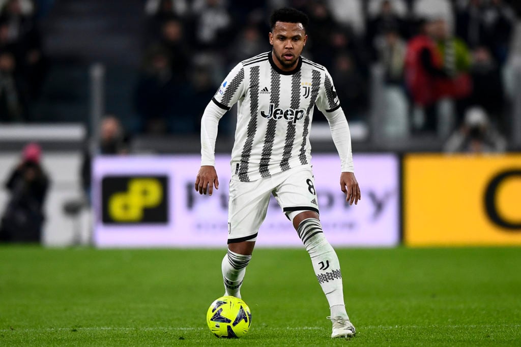 Weston McKennie of Juventus FC in action during the Serie A