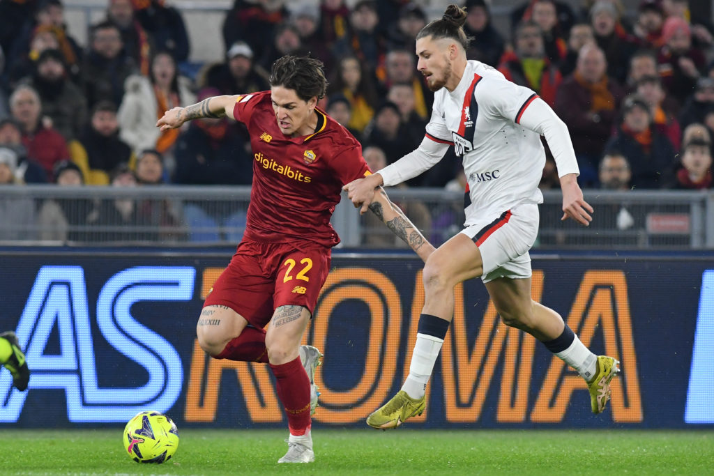 Football Italy cup Roma-Genoa