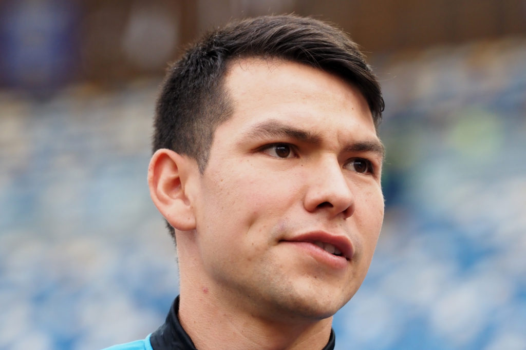 Hirving Lozano player of Napoli, during the match of the