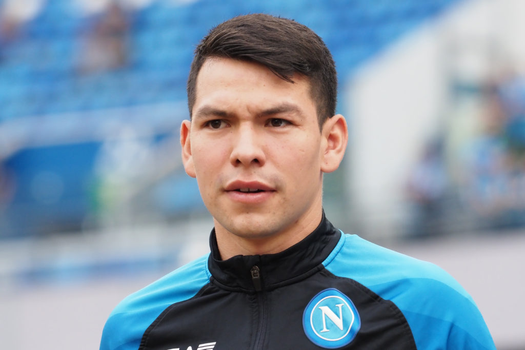 Hirving Lozano player of Napoli, during the match of the