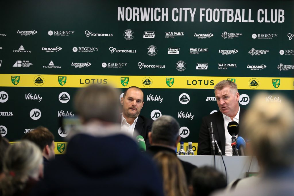 Norwich City Manager Dean Smith Press Conference