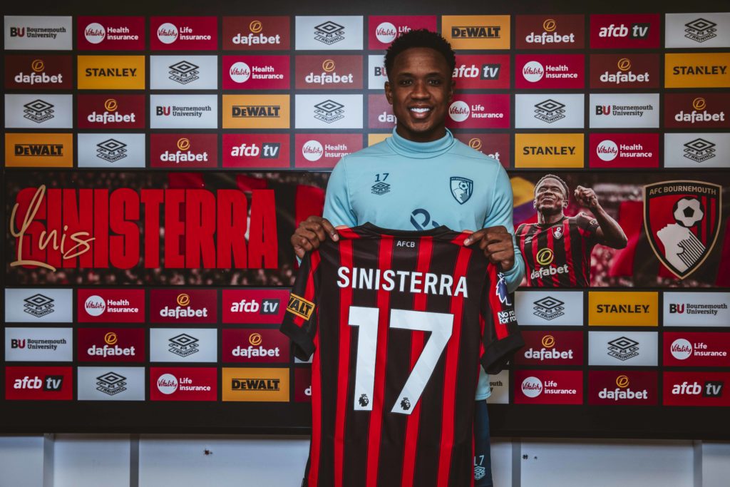 Bournemouth Confirm the Permanent Signing of Luis Sinisterra