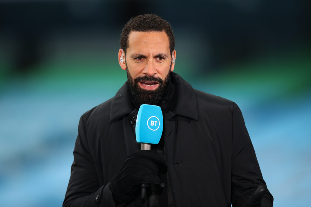 Rio Ferdinand reporting for BT Sport.