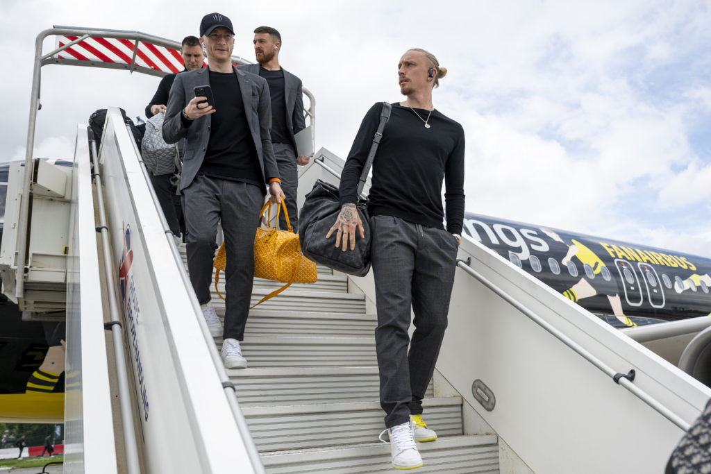 Borussia Dortmund Training And Press Conference - UEFA Champions League 2023/24