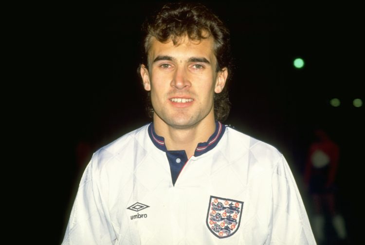 14 Nov 1989:  Portrait of Tony Dorigo of England B before a Friendly match against Italy at the Goldstone Ground in Brighton, England.   Mandatory ...