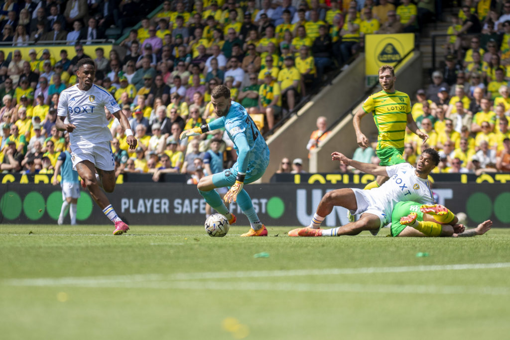 Norwich City v Leeds United - Sky Bet Championship Play-Off Semi-Final 1st Leg