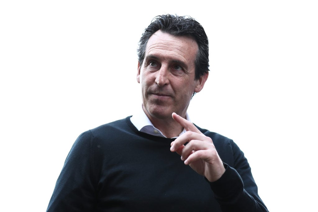 Unai Emery, Aston Villa manager.