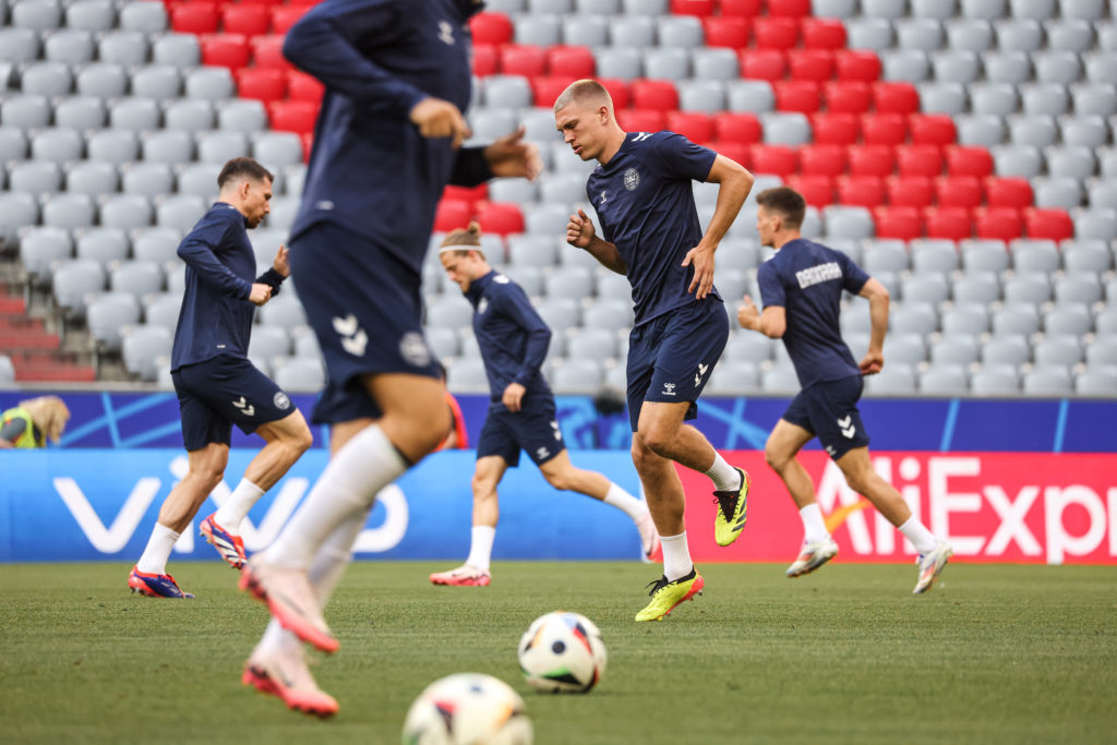 Denmark Training Session And Press Conference: Group C - UEFA EURO 2024