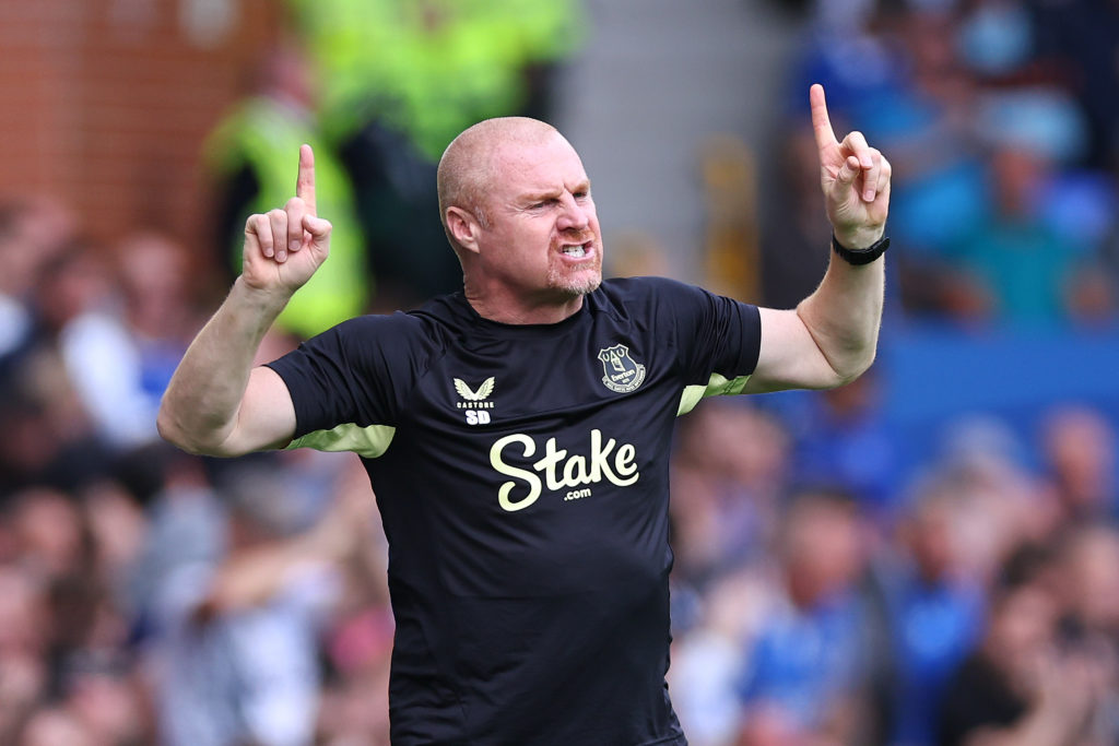 Sean Dyche during his Everton stint.
