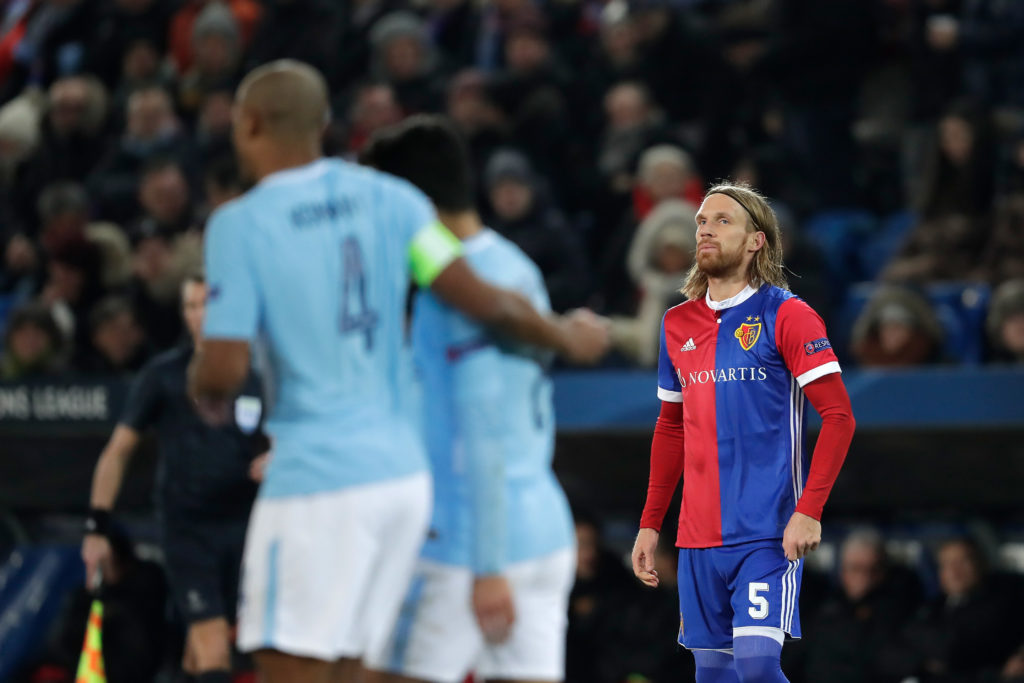 Fc Basel v Manchester City - UEFA Champions League