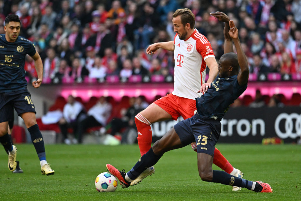 TOPSHOT-FBL-GER-BUNDESLIGA-BAYERN MUNICH-MAINZ