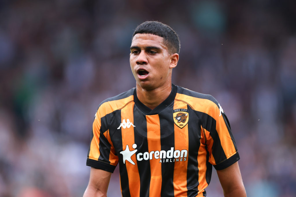 Cody Drameh in action for Hull