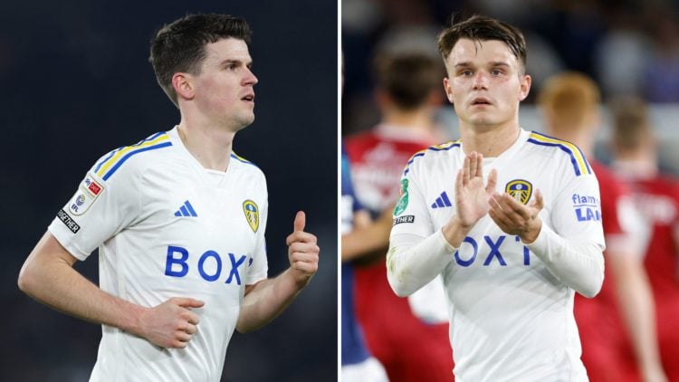 Split image of Sam Byram and Jamie Shackleton.