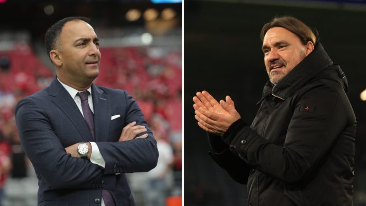 Daniel Farke and Paraag Marathe.