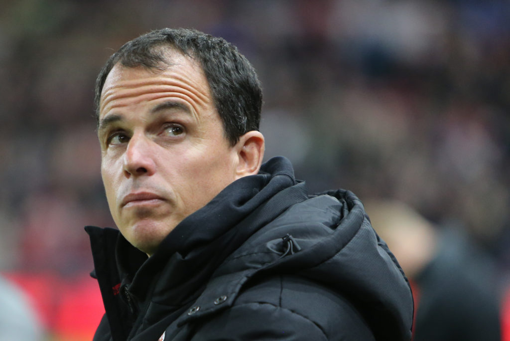 Sunderland AFC manager Regis Le Bris during a Championship game.