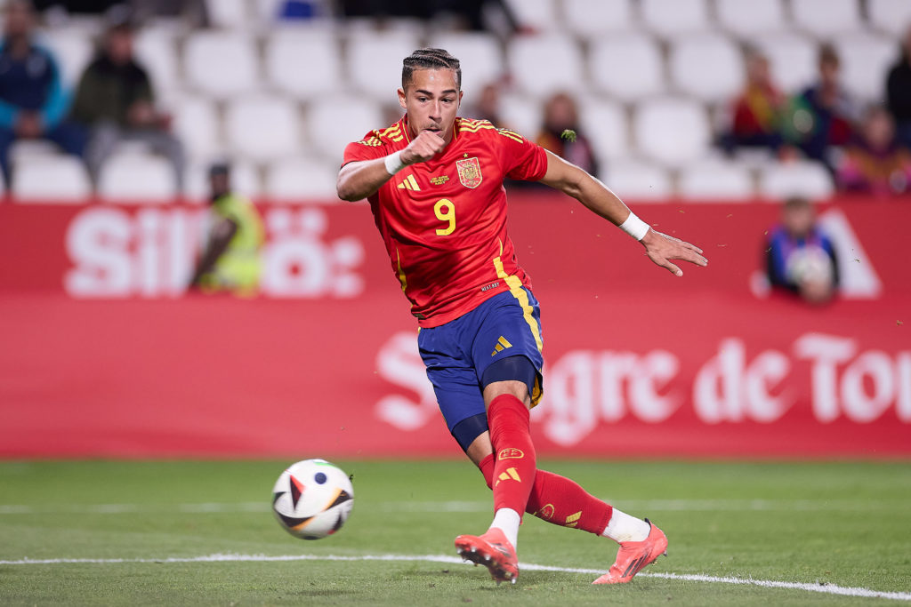 Mateo Joseph Fernandez of Spain U21 seen in action during