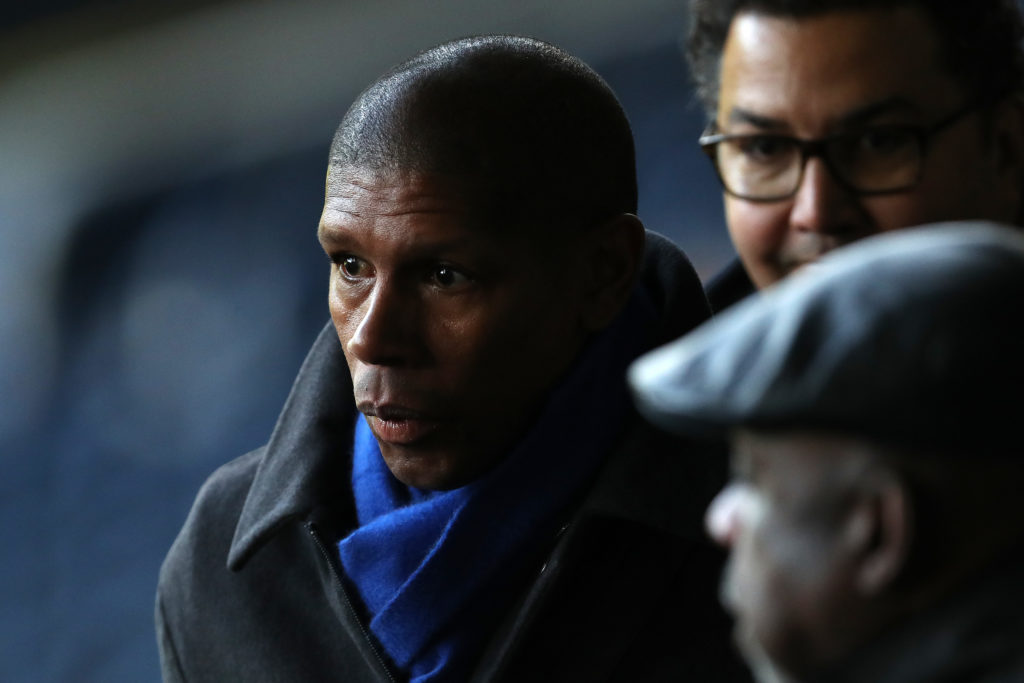 Carlton Palmer attends the Cyrille Regis memorial service.