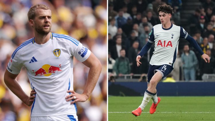 Split image of Patrick Bamford and Archie Gray.