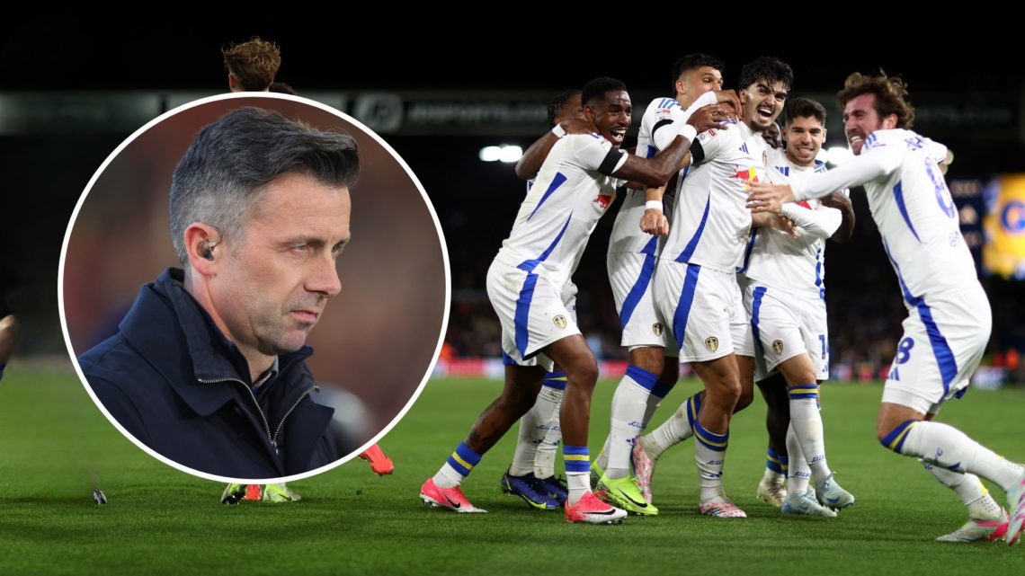 David Prutton and the Leeds team.