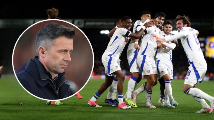 David Prutton and the Leeds team.