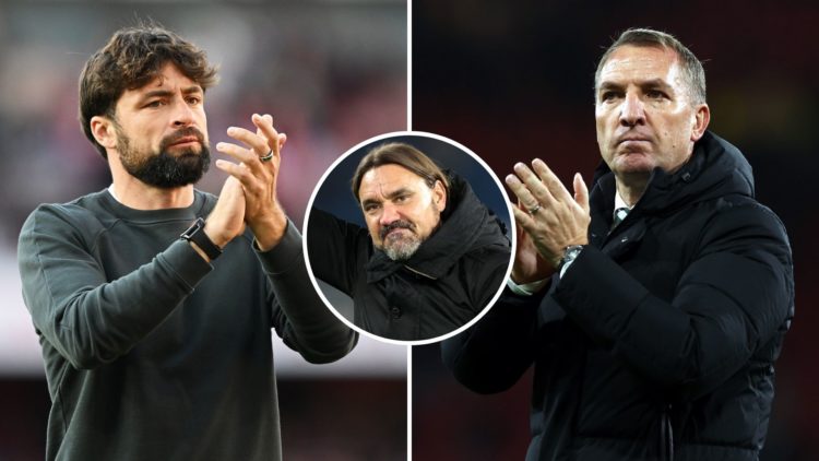 Russell Martin, Brendan Rodgers, Daniel Farke.