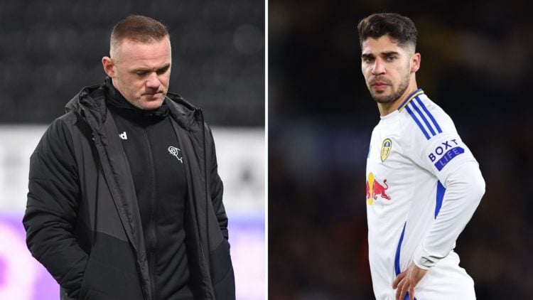 Split image of Wayne Rooney and Manor Solomon.