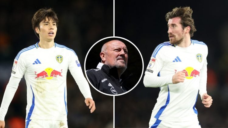 Ao Tanaka and Joe Rothwell. Inset, Neil Redfearn.