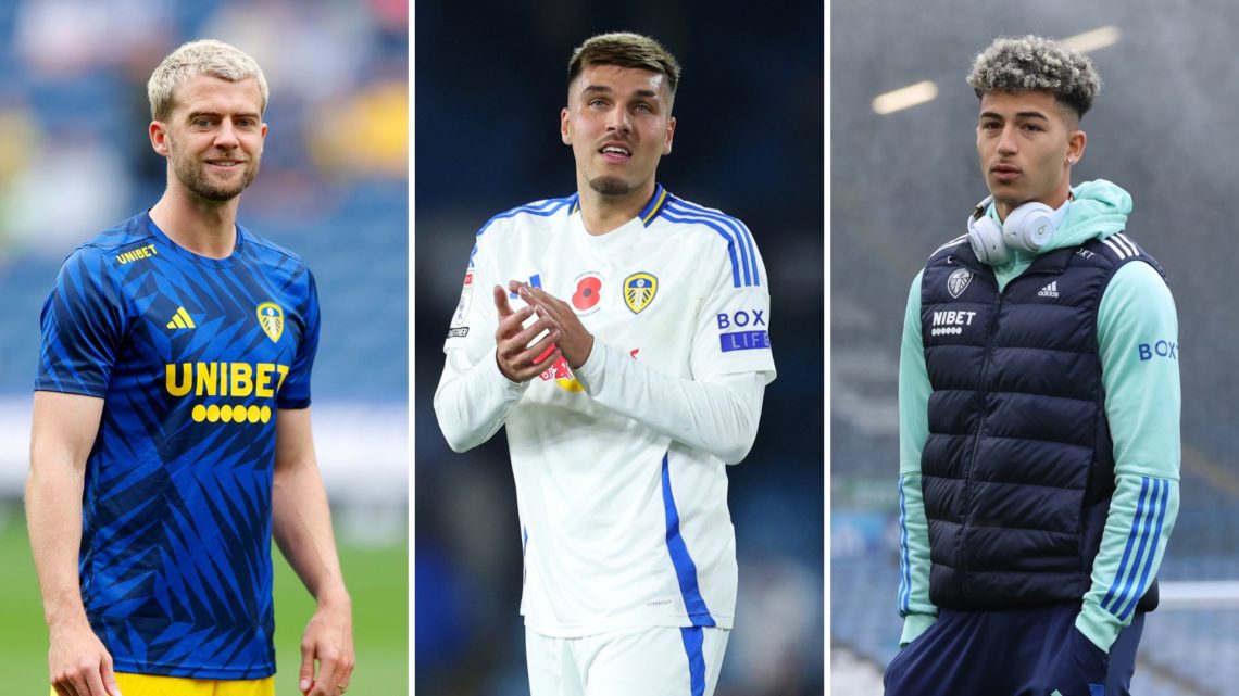 Patrick Bamford, Joel Piroe, and Mateo Joseph