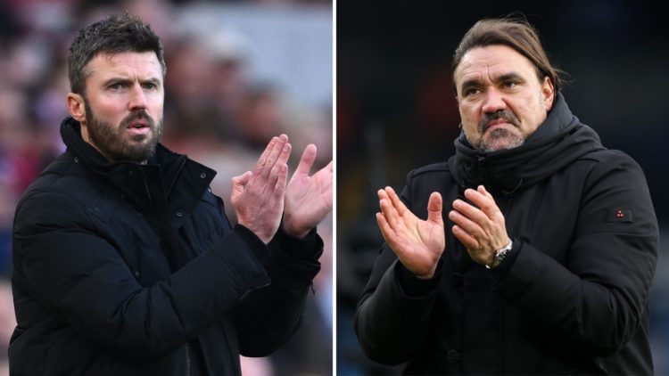 Michael Carrick and Daniel Farke.