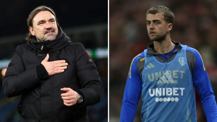 Daniel Farke and Patrick Bamford.