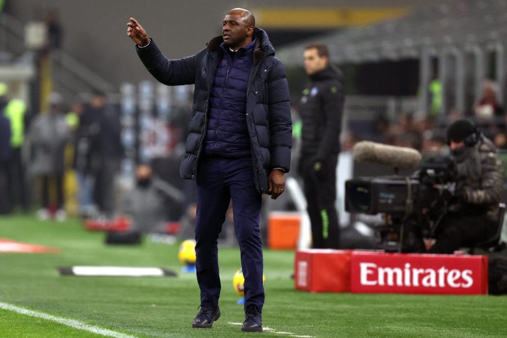 Patrick Vieira, head coach of Genoa Cfc, gestures during the