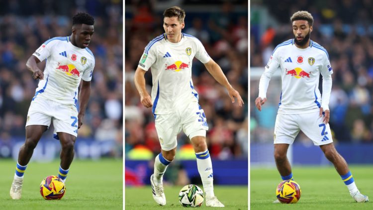 Gnonto, Jayden Bogle and Max Wober all playing for Leeds