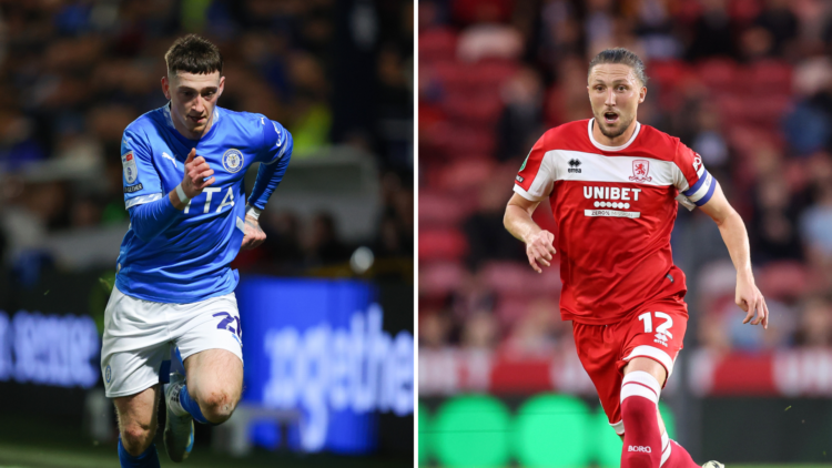 Split of Louie Barry and Luke Ayling
