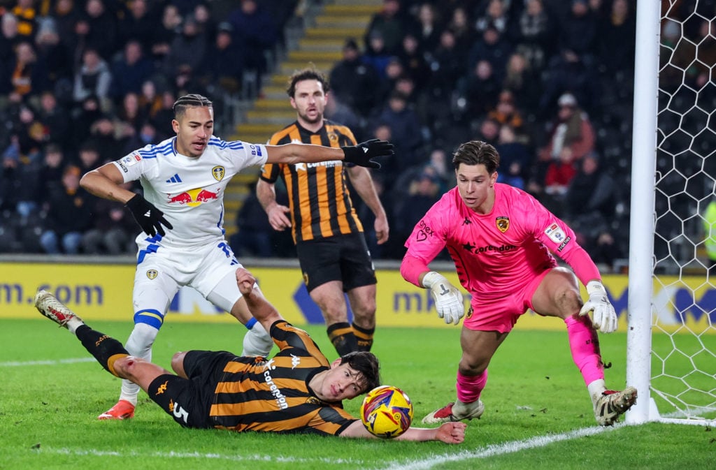 Mateo Joseph in action for Leeds.