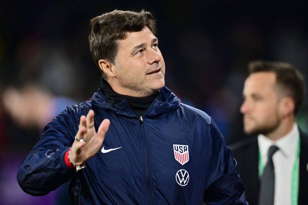 Mauricio Pochettino ahead of a United States match.