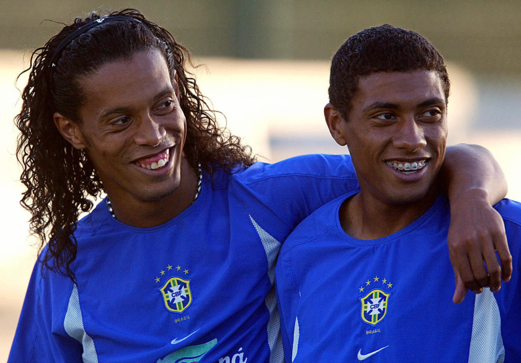 Brazilian soccer striker Ronaldinho Gauc