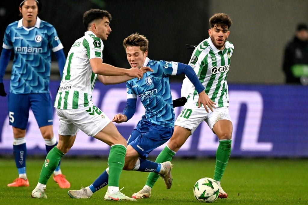 UEFA Europa Conference League 2024/25 League Knockout Play-off First LegKAA Gent v Real Betis Balompie