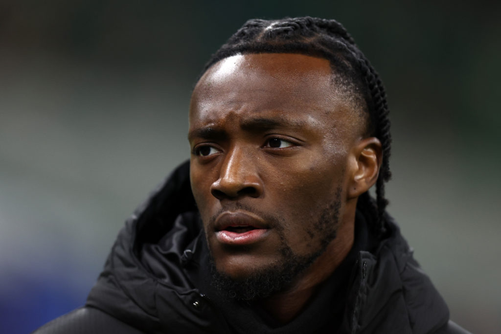 Tammy Abraham of Ac Milan looks on during the UEFA Champions