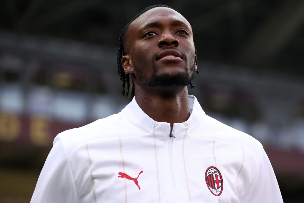 Tammy Abraham of Ac Milan looks on during the Serie A