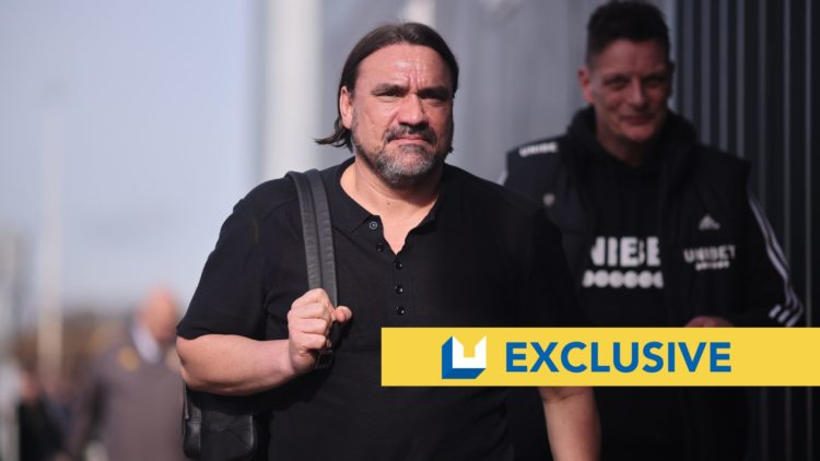 Daniel Farke, Leeds United manager, arrives before the Sky Bet Championship match between Leeds United and West Bromwich Albion at Elland Road. Lee...