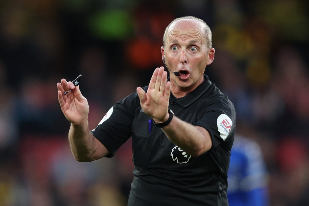 Referee Mike Dean
