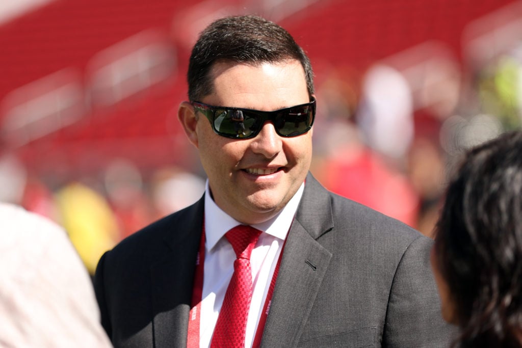 San Francisco 49ers play Arizona Cardinals During NFL Game At Levi's Stadium