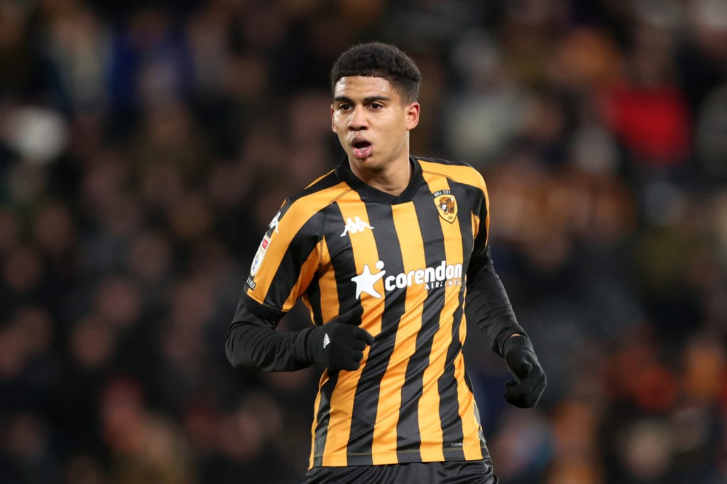 Cody Drameh takes on Luke Ayling's Middlesbrough for Hull City.
