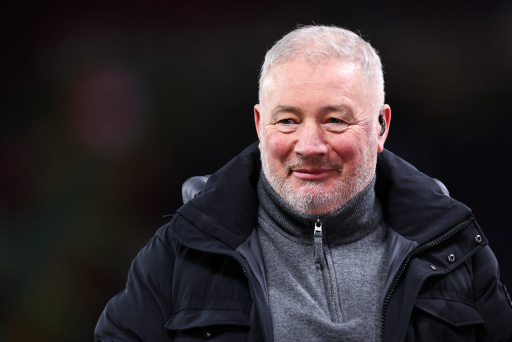 Ally McCoist on punditry duty.
