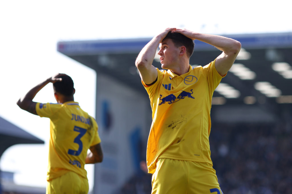 Sam Byram in action for Leeds United.
