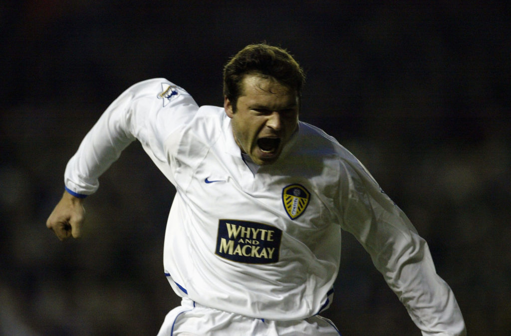 Mark Viduka during Leeds United v Arsenal